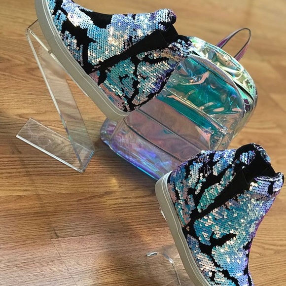 🆕SALE Mermaid | Sequin Slip On Sneakers - Picture 8 of 8